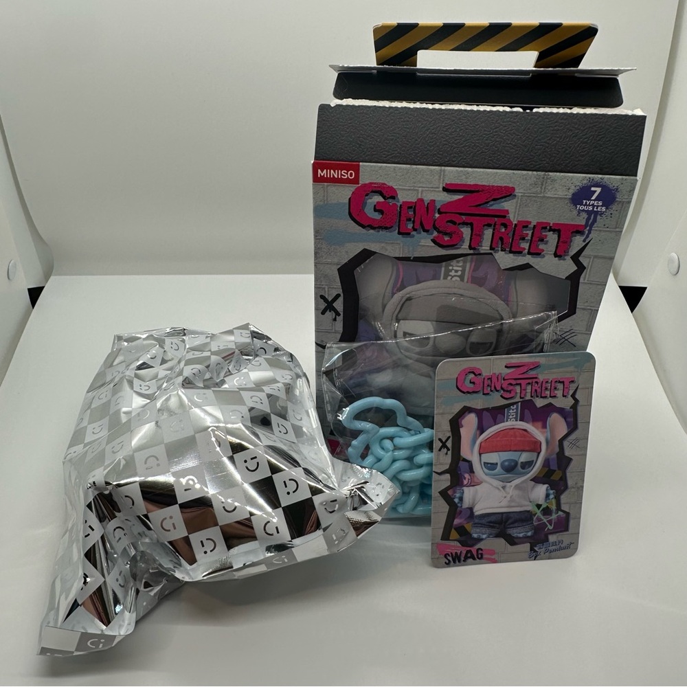 Miniso | Gen Z Street Confirmed Swag Figure Keychain in Open Box - Picture 2 of 5